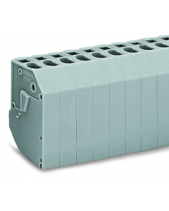 Transformer terminal block; 2-pole; CAGE CLAMP® connection for conductors; 4,00 mm²; gray