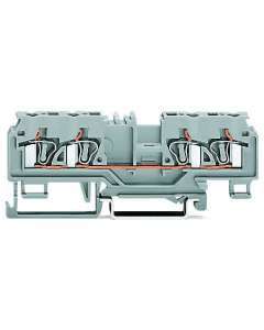 4-conductor ground terminal block; 4 mm²; side and center marking; for DIN-rail 35 x 15 and 35 x 7.5; CAGE CLAMP®; 4,00 mm²; green-yellow