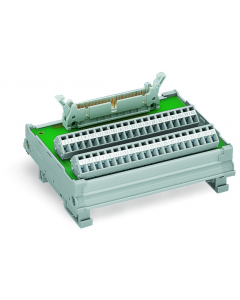 Interface module; Pluggable connector per DIN 41651; 40-pole; PCB terminal blocks, double-row; in mounting carrier; 2,50 mm²