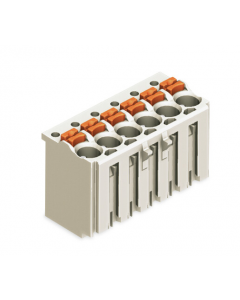 1-conductor female plug; 1.5 mm²; Pin spacing 3.5 mm; 10-pole; 1,50 mm²; light gray