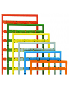 Mini-WSB marking card; as card; MARKED; 2, , 2, , 2, , 2, , 2; not stretchable; Horizontal marking; snap-on type; blue