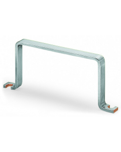 U-shaped busbar; 100 mm wide; 60 mm high; Cu 10 mm x 3 mm