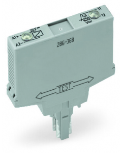 Relay module; Nominal input voltage: 24 VDC; 1 break contact; Path; Red status indicator; Module width: 10 mm
