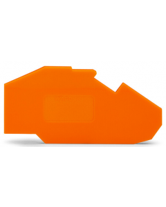 End and intermediate plate; 1.5 mm thick; orange