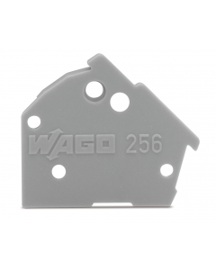 End plate; snap-fit type; 1 mm thick; light green