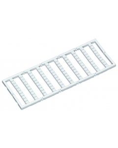 Mini-WSB marking card; as card; MARKED; 3 / 4 (50 each); not stretchable; Horizontal marking; snap-on type; white