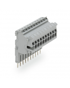 TOPJOB® S connector strip; for 2001 series; for jumper contact slot; 10-pole; gray