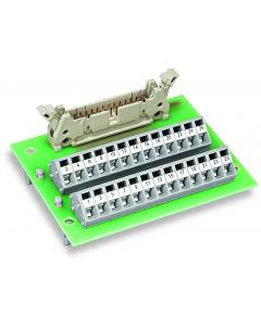 Interface module; Pluggable connector per DIN 41651; 26-pole; PCB terminal blocks, double-row; with mounting feet; 2,50 mm²