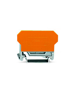 Terminal block for pluggable modules; 2-conductor; 27 mm; Orange separator plate