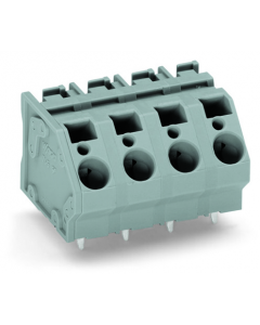 PCB terminal block; 6 mm²; Pin spacing 10 mm; 10-pole; CAGE CLAMP®; commoning option; 6,00 mm²; gray