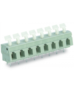 PCB terminal block; push-button; 2.5 mm²; Pin spacing 7.5/7.62 mm; 24-pole; suitable for Ex-e applications; CAGE CLAMP®; commoning option; 2,50 mm²; light gray
