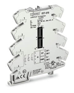 JUMPFLEX® signal conditioner; Ni sensors; Ni100, Ni120, Ni200, Ni500 and Ni1000; configurable