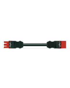 pre-assembled interconnecting cable; Eca; Socket/plug; 3-pole; Cod. P; H05VV-F 3G 1.5 mm²; 7 m; 1,50 mm²; red