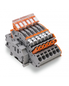 Compact terminal block; for current transformer circuit; 6,00 mm²; multicoloured