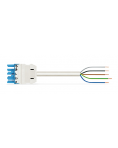 pre-assembled connecting cable; Cca; Socket/open-ended; 5-pole; Cod. I; H05Z1Z1-F 5G 2.5 mm²; 8 m; 2,50 mm²; blue