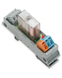Relay module; Nominal input voltage: 230 VAC; 1 changeover contact; 2,50 mm²; gray