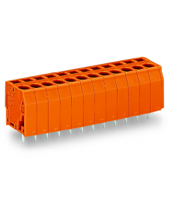 PCB terminal block; 2.5 mm²; Pin spacing 5.08 mm; 3-pole; CAGE CLAMP®; 2,50 mm²; orange