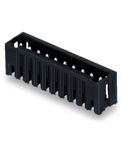 THR male header; 1.0 x 1.0 mm solder pin; straight; 100% protected against mismating; Pin spacing 3.5 mm; 11-pole; black