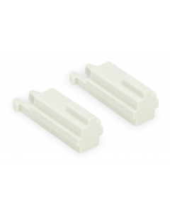 Lockout pin; 2 parts; light gray