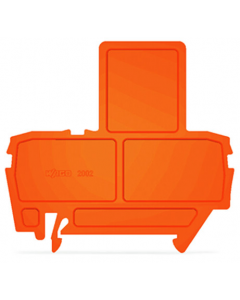TOPJOB®S end/intermediate plate; for 2002 series fuse blocks; 2.0 mm wide; orange