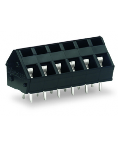 THR PCB terminal block; 2.5 mm²; Pin spacing 5 mm; 3-pole; CAGE CLAMP®; commoning option; 2,50 mm²; black