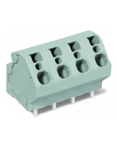 PCB terminal block; 4 mm²; Pin spacing 7.5 mm; 11-pole; CAGE CLAMP®; 4,00 mm²; gray
