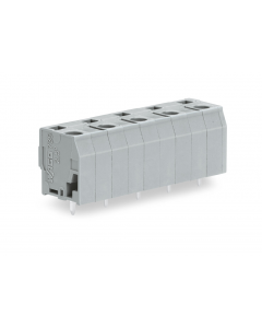 PCB terminal block; 2.5 mm²; Pin spacing 10 mm; 3-pole; CAGE CLAMP®; 2,50 mm²; gray