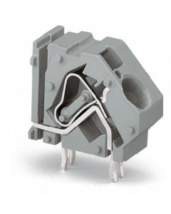 Stackable PCB terminal block; 16 mm²; Pin spacing 10 mm; 1-pole; suitable for Ex-e applications; CAGE CLAMP®; commoning option; 16,00 mm²; green-yellow