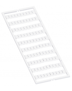WMB marking card; as card; MARKED; 103 / 104 (50 each); stretchable 5 - 5.2 mm; Horizontal marking; snap-on type; white