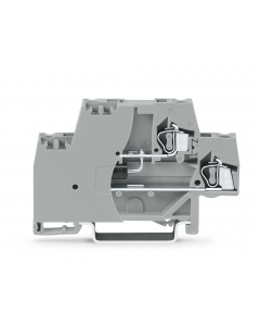 Terminal block with suppressor diode and end plate; 230 VAC