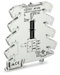 JUMPFLEX® signal conditioner; temperature; thermocouples of type K S, B, and R; configurable