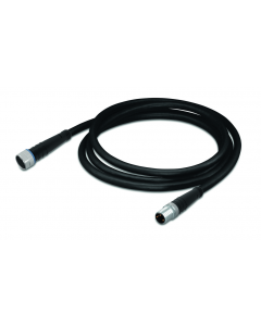 Sensor/Actuator cable; 3-pole; Length: 1 m
