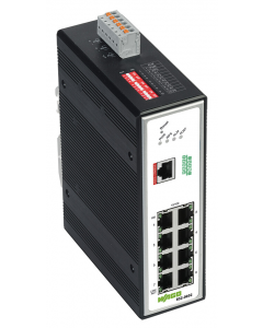 Industrial managed switch - PROFINET; 8 - 10/100 Mb/s RJ45 ports; Extended temperature range