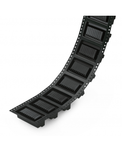 THR male header, 2-row; 0.8 x 0.8 mm solder pin; angled; 100% protected against mismating; in tape-and-reel packaging; Pin spacing 3.5 mm; 34-pole; black