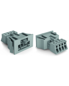 Snap-in plug; 4-pole; Cod. B; 1,50 mm²; pink