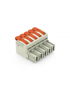 Female plug; Push-in CAGE CLAMP with operating lever; AWG 18 - 4; Pin spacing 10.16 mm; 5-pole