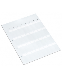 Self-laminating labels; white