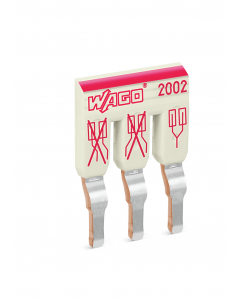 TOPJOB®S staggered jumper; for 2002 and 2003 series; insulated; 3-way; light-gray