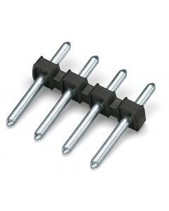 THT male header; Pin spacing 3.5 mm; 9-pole; black