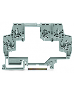 Frame to enlarge terminal block width; 2,50 mm²; gray
