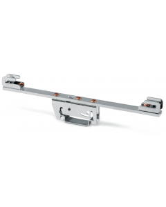 Busbar carrier; 160 mm wide; 24 mm high; both sides, straight; for DIN 35 rail