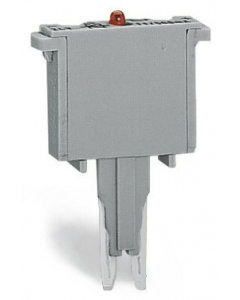 Component plug; for carrier terminal blocks; 2-pole; 5 mm wide; gray