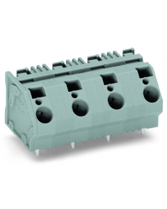 PCB terminal block; 6 mm²; Pin spacing 15 mm; 5-pole; CAGE CLAMP®; commoning option; 6,00 mm²; gray