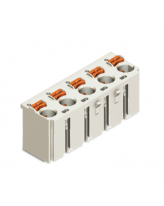 1-conductor female plug; 2.5 mm²; Pin spacing 7.5 mm; 2-pole; 2,50 mm²; light gray