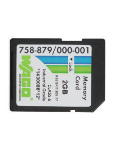 Memory Card SD; SLC-NAND; 2 GByte; Temperature from -40 to 90 °C