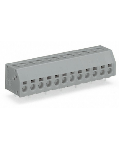 2-conductor PCB terminal block; 1.5 mm²; Pin spacing 5 mm; 10-pole; PUSH WIRE®; 1,50 mm²; orange