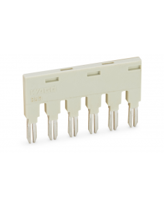 Jumper; for jumper slot; 6-way; insulated; signal yellow