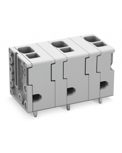 PCB terminal block; 4 mm²; Pin spacing 11.5 mm; 5-pole; Push-in CAGE CLAMP®; 4,00 mm²; gray