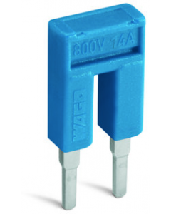 TOPJOB®S jumper; for 2000 series; insulated; 2-way (1-3); blue