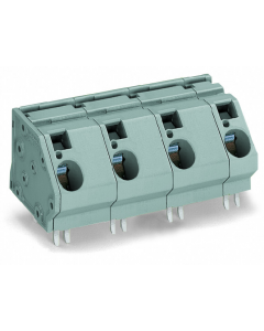 PCB terminal block; 16 mm²; Pin spacing 20 mm; 4-pole; CAGE CLAMP®; commoning option; 16,00 mm²; gray
